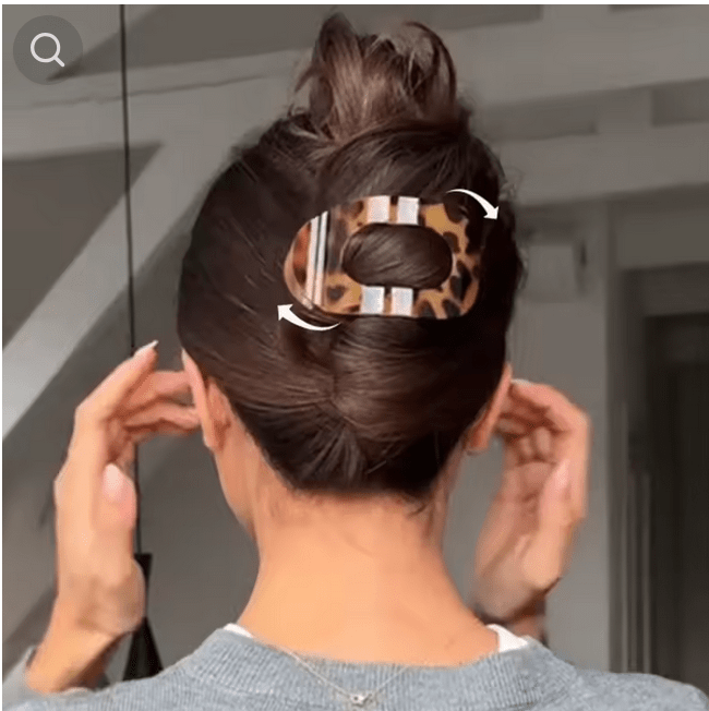 4 יחידות קליפסים לשיער - Bordo - בורדו