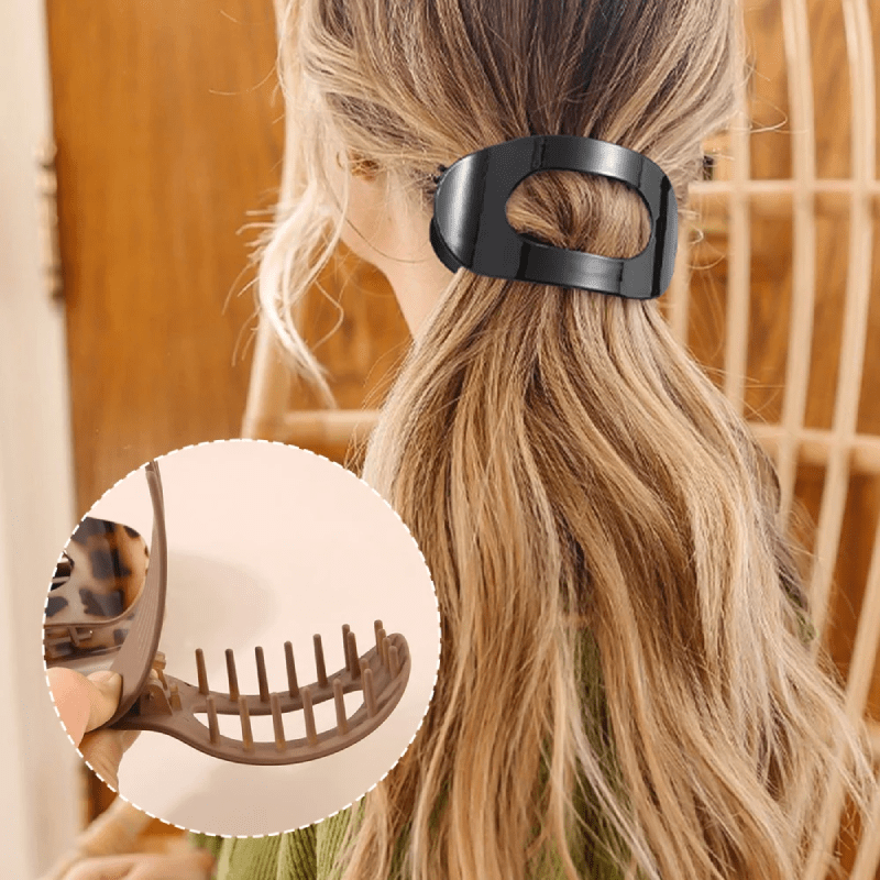 4 יחידות קליפסים לשיער - Bordo - בורדו