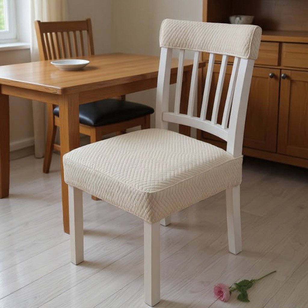 2 כיסויים לכיסאות מבד רחיץ ונמתח - Bordo - בורדו