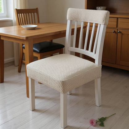 2 כיסויים לכיסאות מבד רחיץ ונמתח - Bordo - בורדו