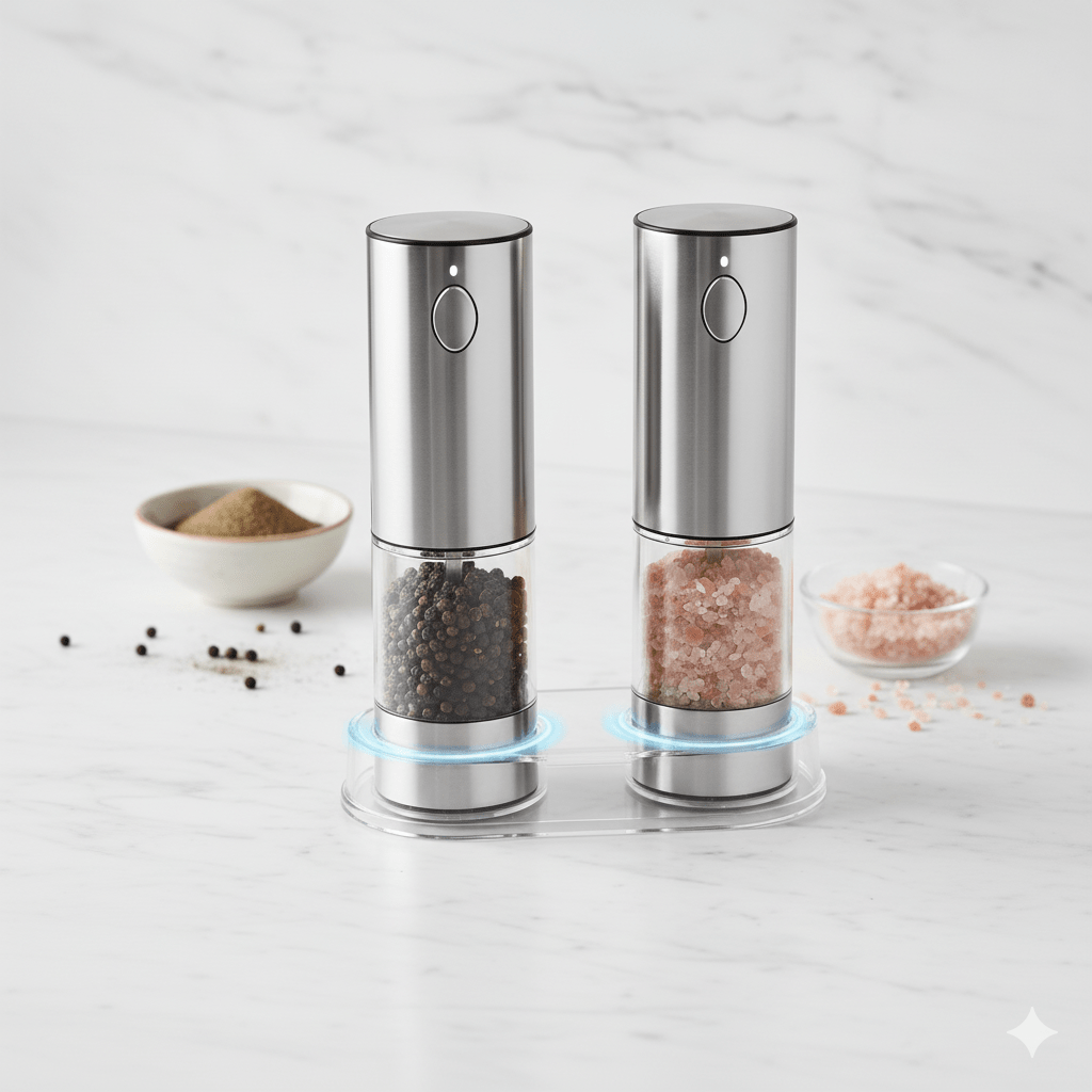 סט מטחנות מלח - פלפל - Bordo - בורדו