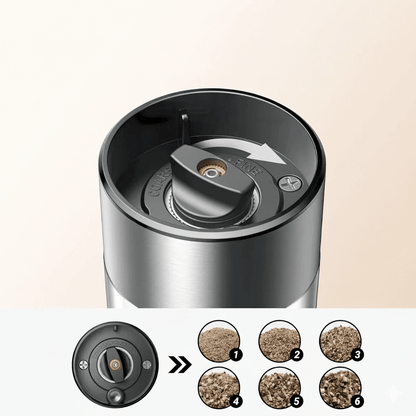 סט מטחנות מלח - פלפל - Bordo - בורדו