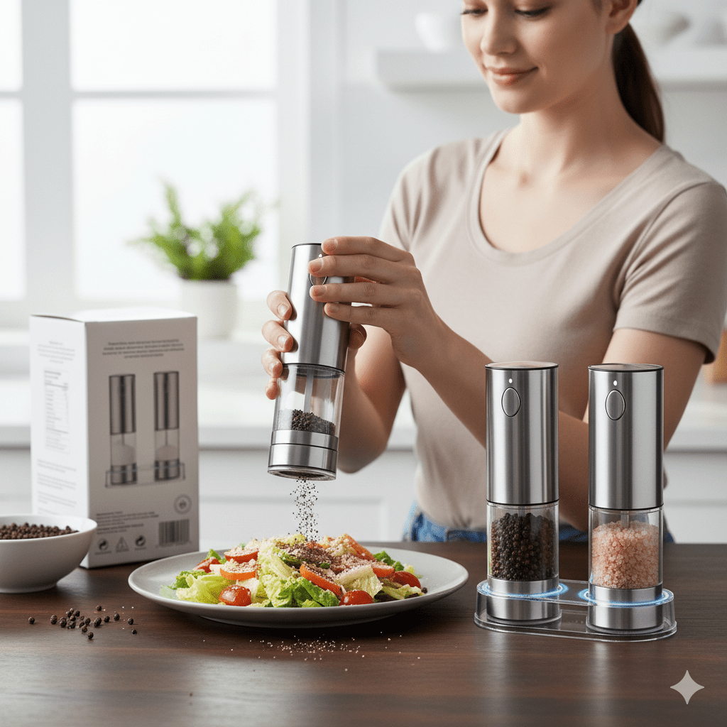 סט מטחנות מלח - פלפל - Bordo - בורדו