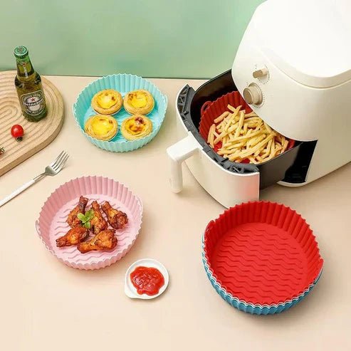 2 תבניות סיליקון לAir Fryer - Bordo - בורדו